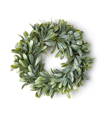 12" Christmas Mistletoe Mini Wreath by Bloom Room