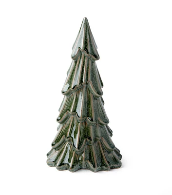 9" Green Ceramic Christmas Tree by Place & Time