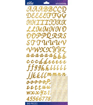 Gold Foil Script Value Pack