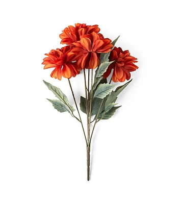 17.5" Fall Rust Dahlia Bush by Bloom Room