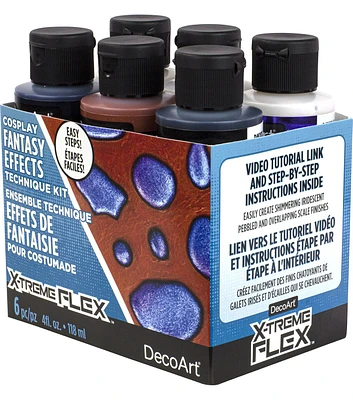 Decoart X Treme Flex Tech Kit Acrylic Hypnoglaze Effects 4oz