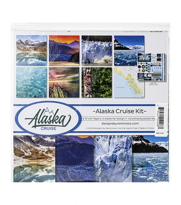 Reminisce Collection Kit 12''X12'' Alaska Cruise