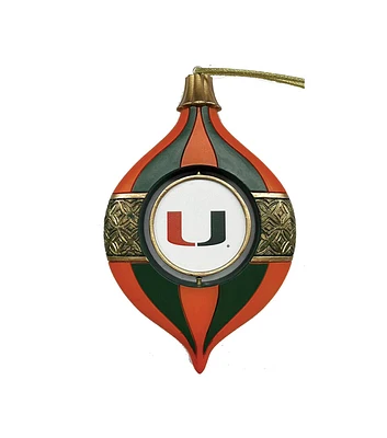 Santa's Workshop 5.5" Miami Spinning Bulb Ornament