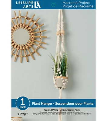 Leisure Arts 36" Macrame Plant Hanger Kit