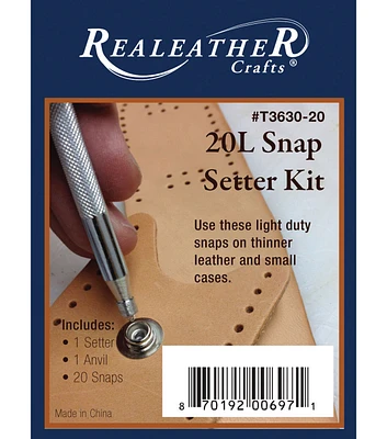 Realeather Rivet and Setter Kit