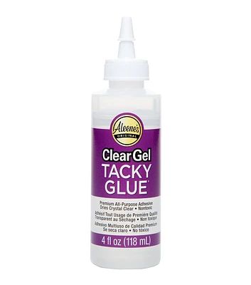 Aleene's Clear Gel Tacky Glue 4oz