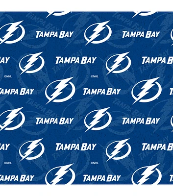 Tampa Bay Lightning Cotton Fabric Tone on Tone