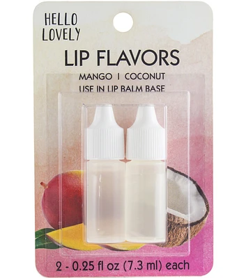 Hello Lovely Mango & Coconut Lip Flavors