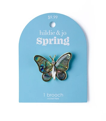 2" Spring Butterfly Brooch by hildie & jo