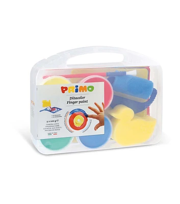 Primo 14ct Finger Paint Carrying Art Kit