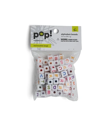 12mm Alphabet Cube Beads by POP!