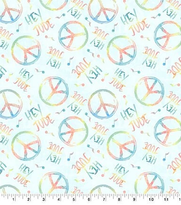 Lennon Mccartney Tie Dye Cotton Fabric