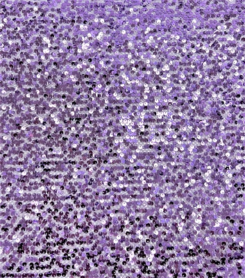 Purple Crochet Knit Sequin Fabric