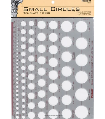 Pickett Small Circles Inking Template