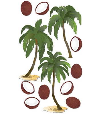 Jolee's Boutique Le Grande Dimensional Sticker Coconut Palms