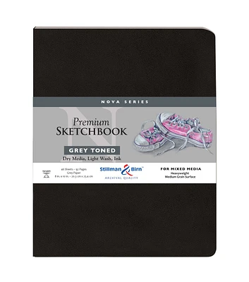 Stillman & Birn 8" x 10" Grey Nova Series Soft Cover Sketchbook