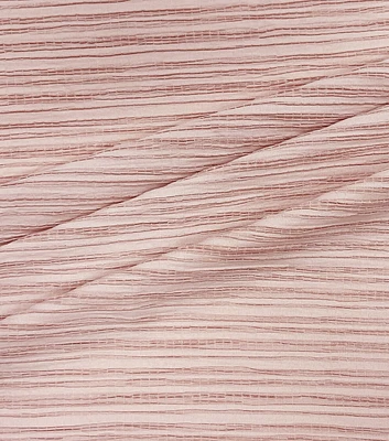Light Pink Pleated Crepe Fabric