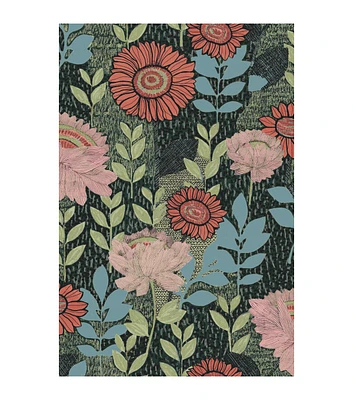 Tamara Day Botanical Green Peel & Stick Wallpaper By Roommates