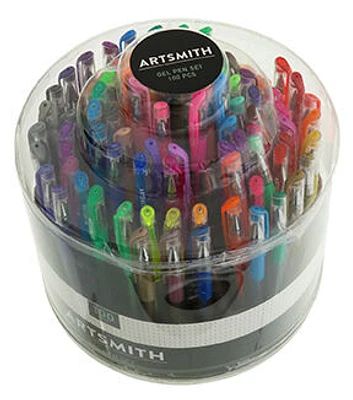 100ct Rainbow Gel Pen Carousel by Artsmith