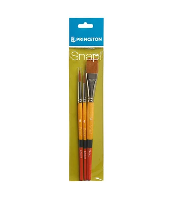 Princeton Brush Snap Gold Taklon Brush Set 3 Brush Set 2