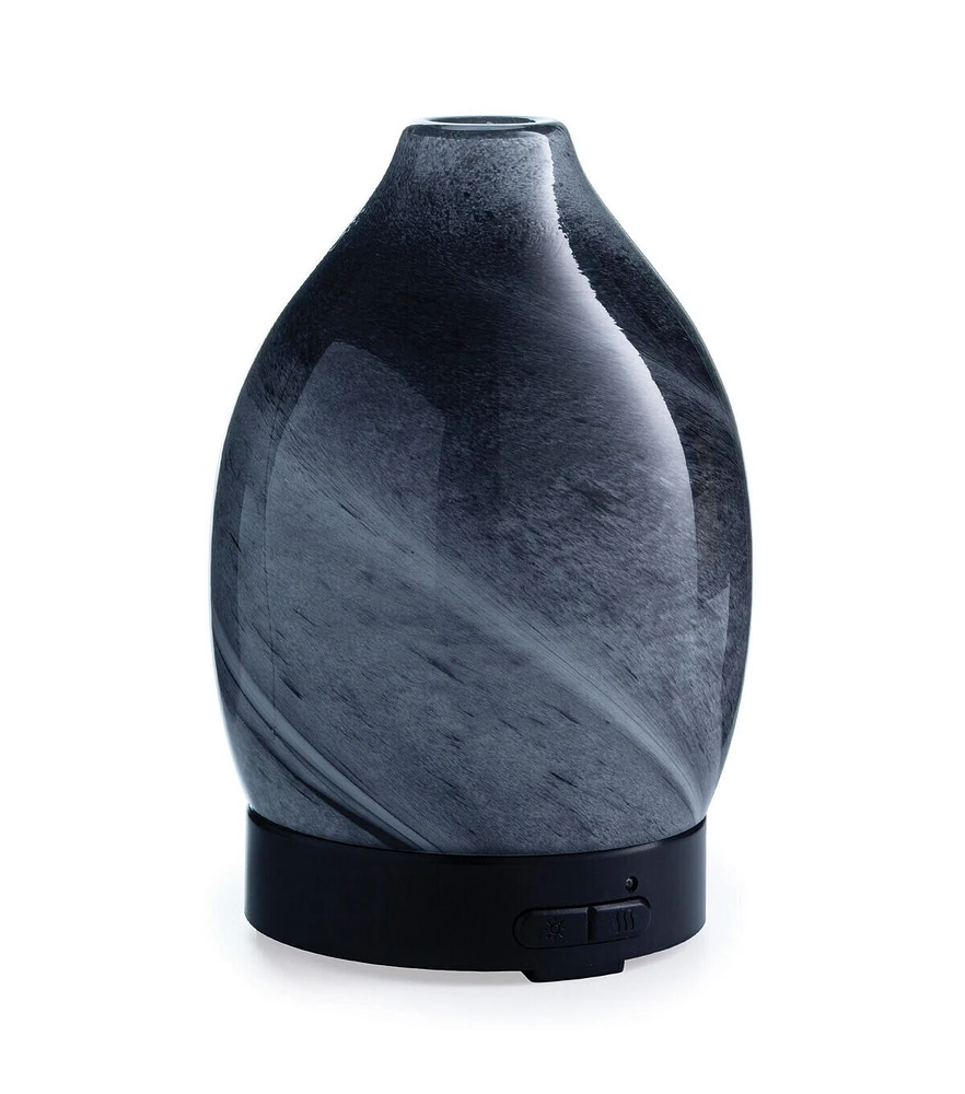 Candle Warmers 9" LED Color Changing Obsidian Vase Oil Diffuser