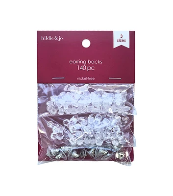 140pc Plastic & Metal Mixed Earring Back by hildie & jo