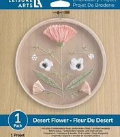 Leisure Arts 6" Desert Flower Embroidery Kit