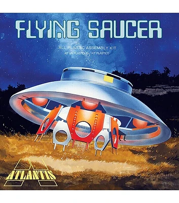 Atlantis 37pc Plastic The Flying Saucer Model Kit