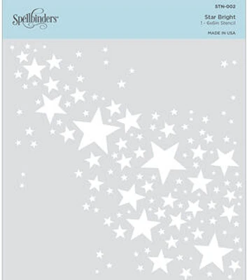 Spellbinders Stencil Star Bright