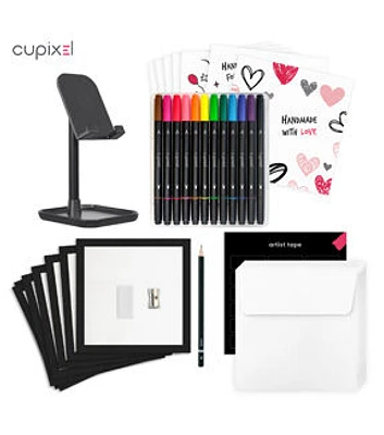 Cupixel Greeting Card Set 46 pc Set