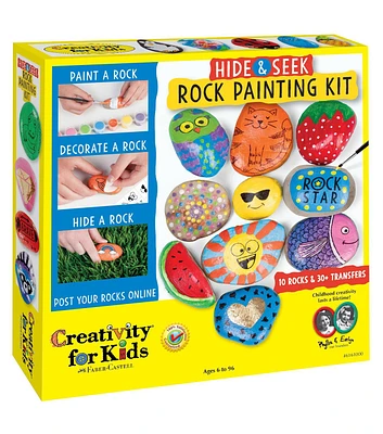 Creativity For Kids Hide & Seek Rock Painting Kit