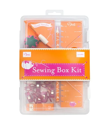 Dritz Essential Sewing Box Kit, Orange