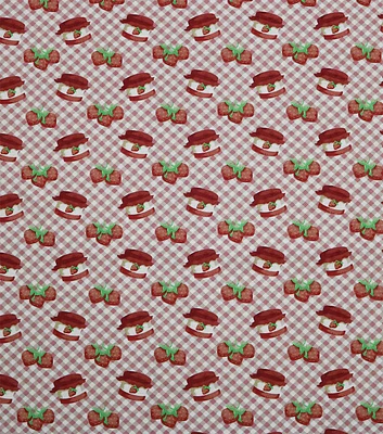 Red & White Strawberry Jam Super Snuggle Flannel Fabric