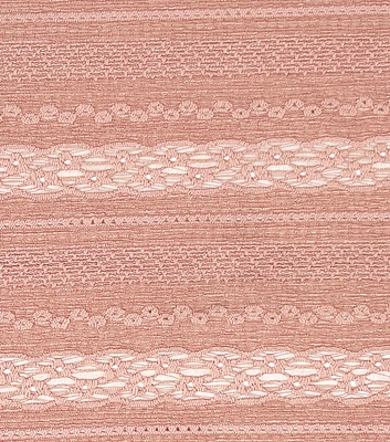 Pink Knit Jacquard Fabric