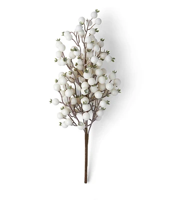 18.5" Christmas White Berry Bush by Bloom Room