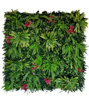 Greensmart 20" x 20" Dakota Faux Green Plant Wall Panel 4pk