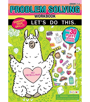 Bendon Problem Solving Workbook With Puffy Stickers