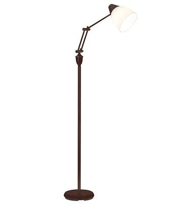 OttLite  61" LED Brown Webster Floor Lamp