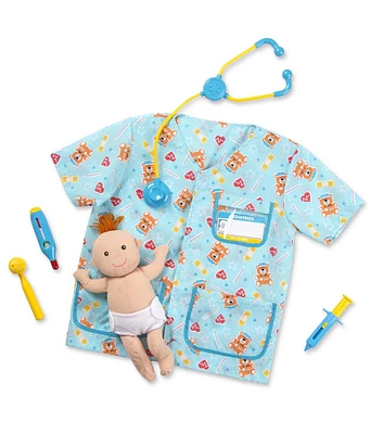 Melissa & Doug 7ct Pediatric Nurse Role Play Costume Set