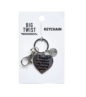 1ct Heart Keychain by Big Twist