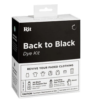 Rit Back to Black Fabric Dye Kit