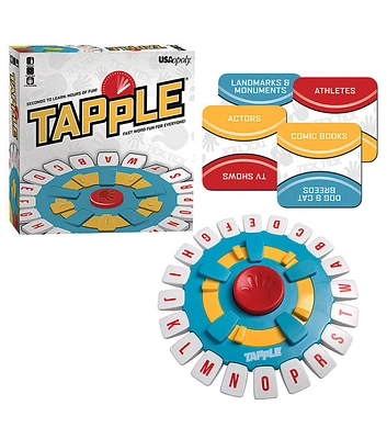 USAopoly 37ct Tapple Fast Word Board Game