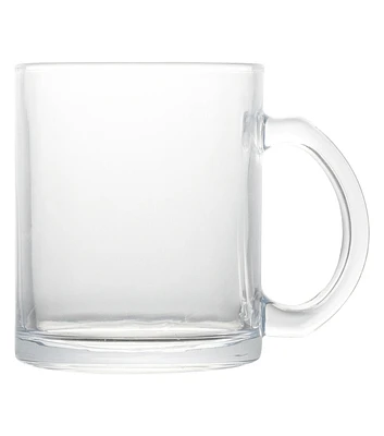 Craft Express 11oz Clear Glass Mug