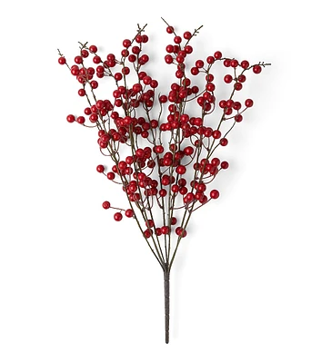 22" Christmas Red Berry Bush by Bloom Room