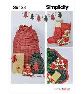 Simplicity S9428 Holiday Decorating Accessories Sewing Pattern