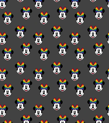 Pride Minnie Bow Disney Cotton Fabric