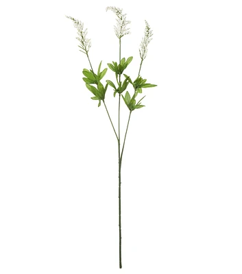 28" White Heather Stem by Bloom Room