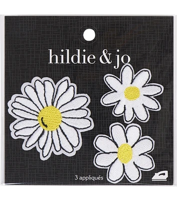 3ct Daisies Iron On Patches by hildie & jo