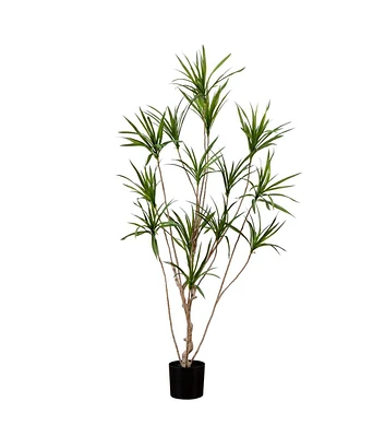 Nearly Natural 6' Dracaena Artificial Tree With Pot