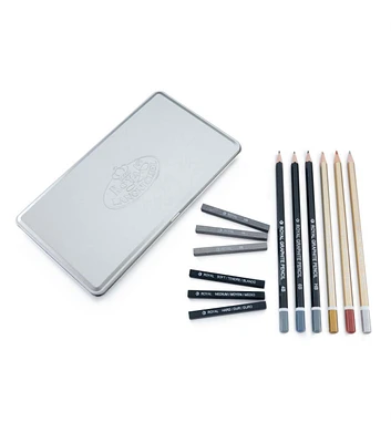 Royal & Langnickel Life Drawing Small Tin Art Set 12pc